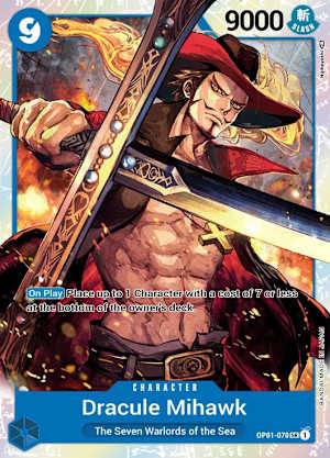 Dracule Mihawk card